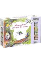 Minusculette et l'arbre des saisons : 4 puzzles evolutifs